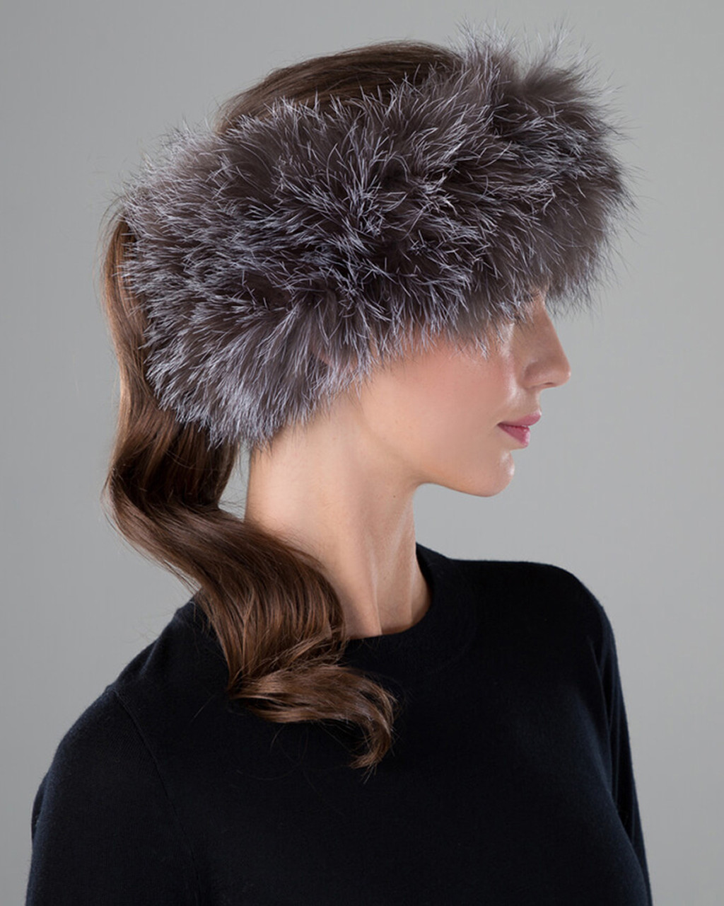 Fox Fur Knit Headband