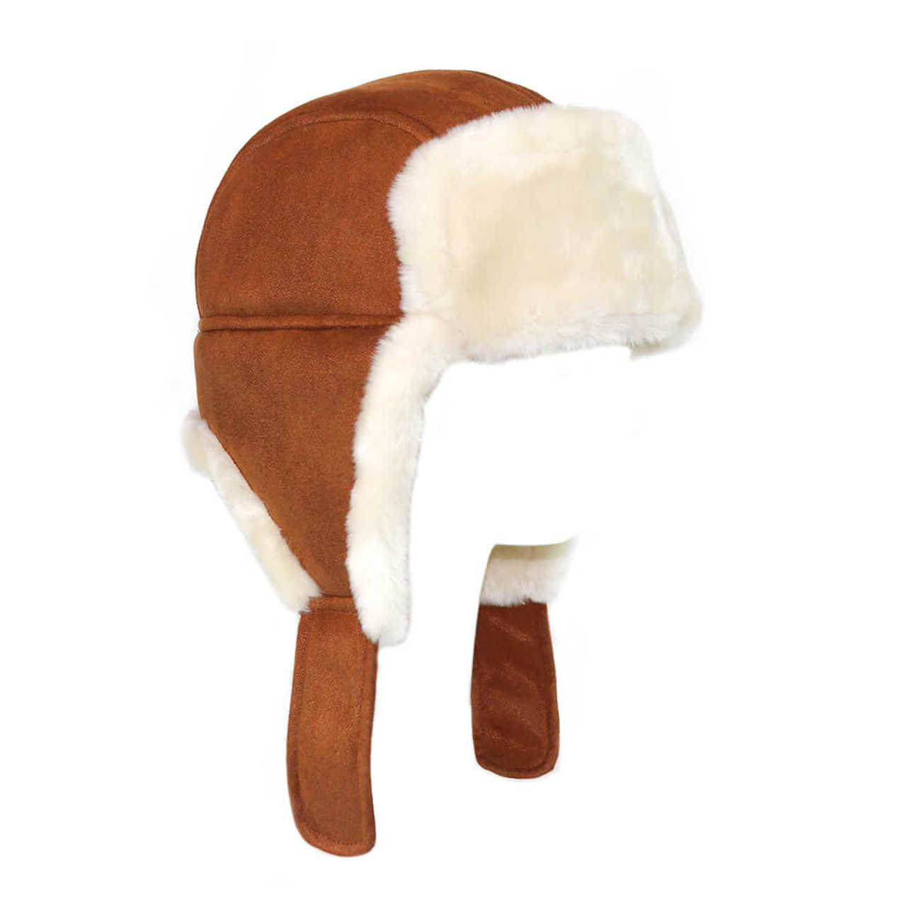 TAN未使用半タグ付き21FW Faux Shearling Trooper Hat