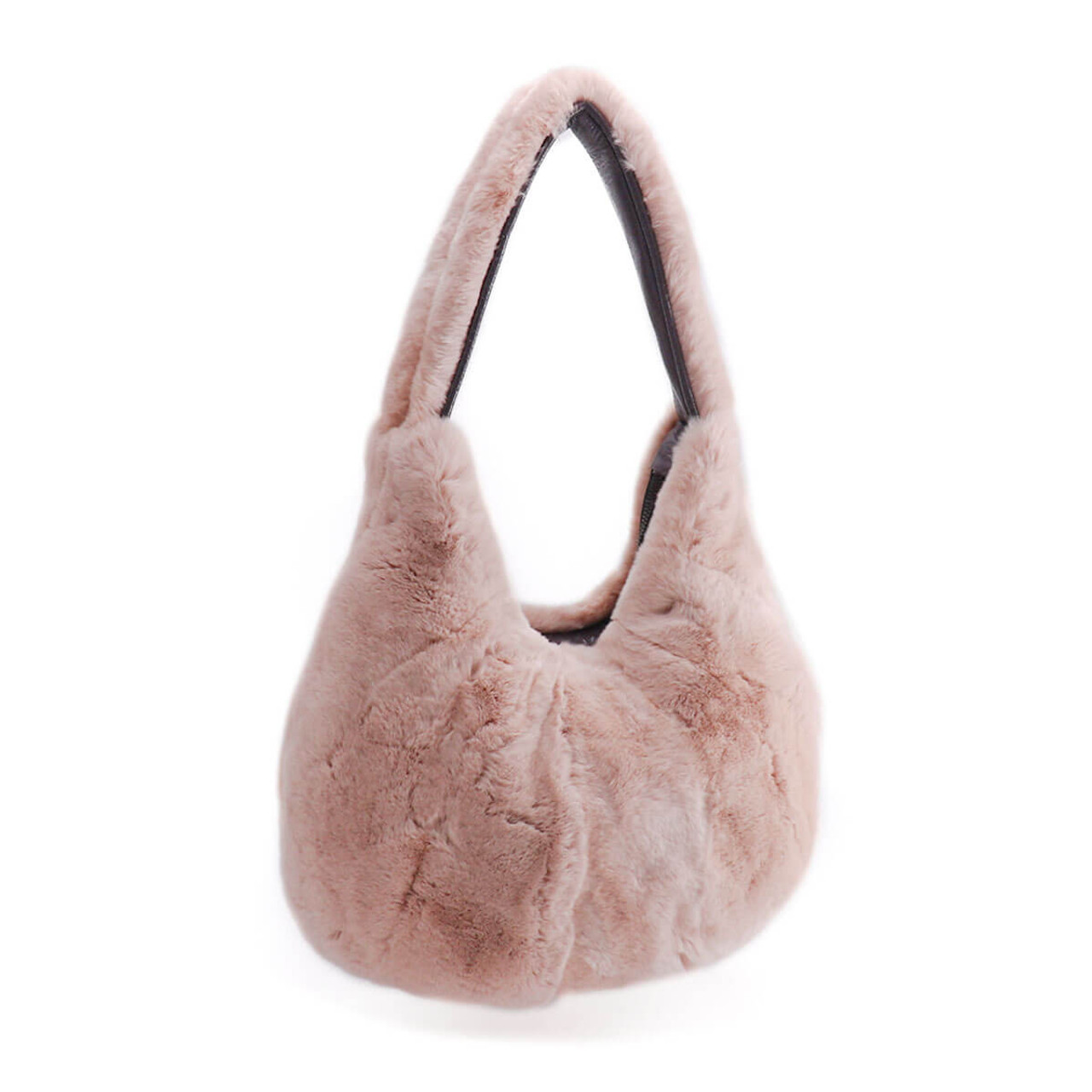 Rex Rabbit Fur Shoulder Bag Real Rex Rabbit Fur Bag Real Fur 