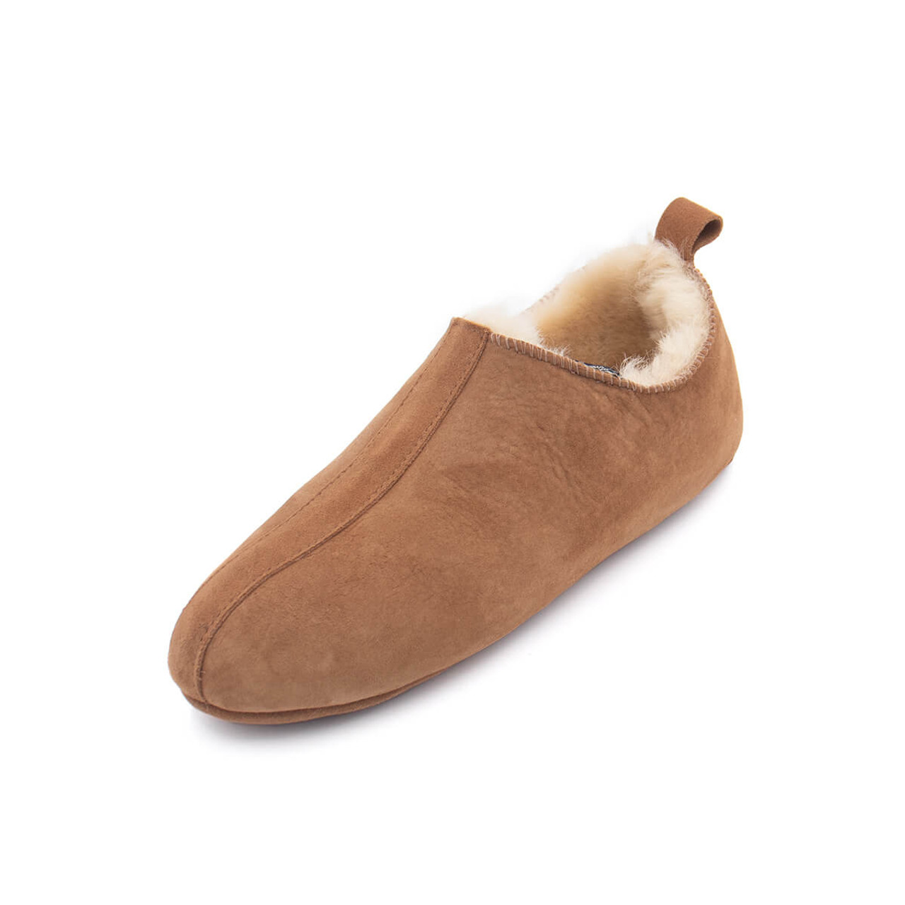 mens sheepskin slippers soft sole