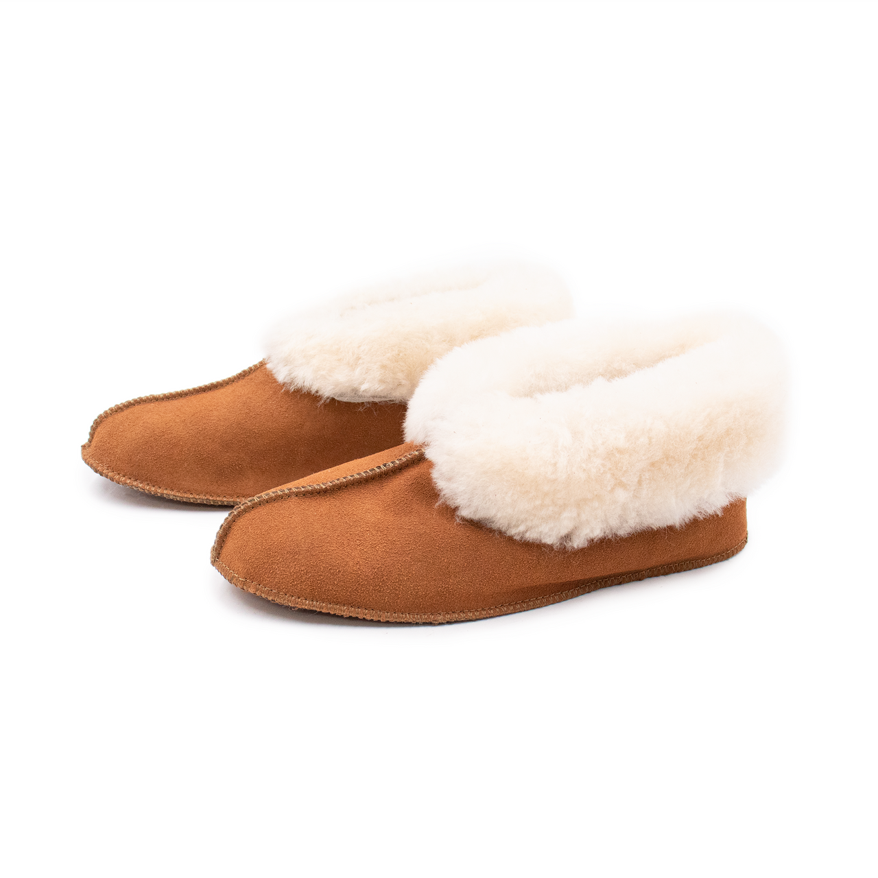 Soft Sole Shearling Slippers - Surell Accessories