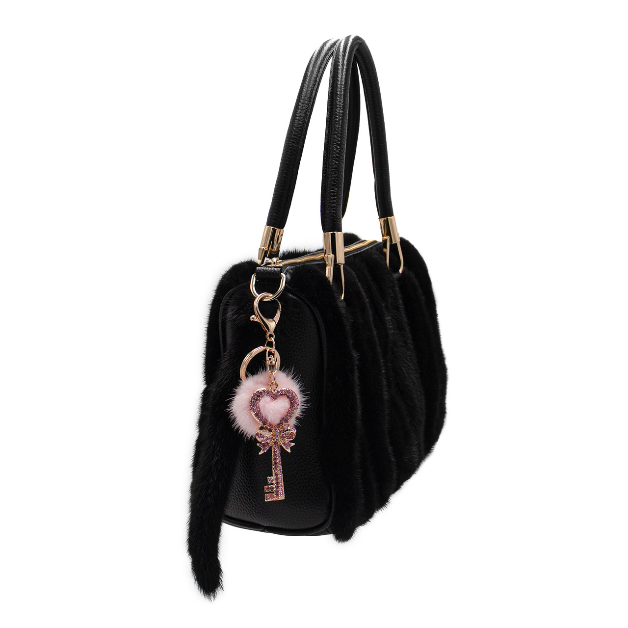Womens Real Mink Fur Bag Tote Purse Wallet Phone Pouch Handbag Crossbody Bag  | eBay