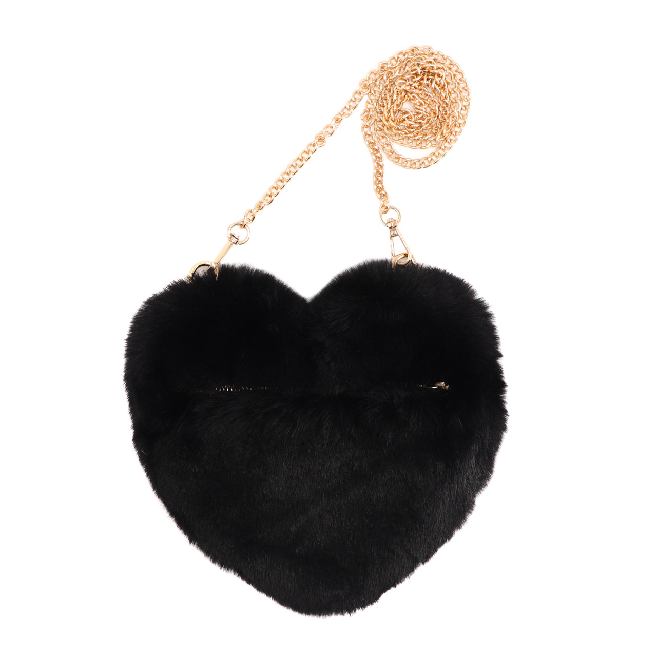 Black Heart Shaped Bag, Black Heart Shaped Pouch