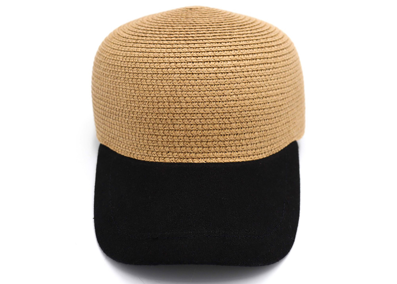 Straw Baseball Cap