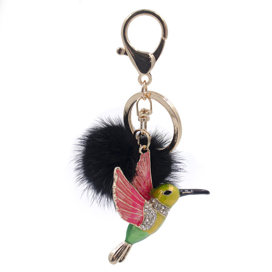 Mink Fur Tiger Keychain - Surell Accessories