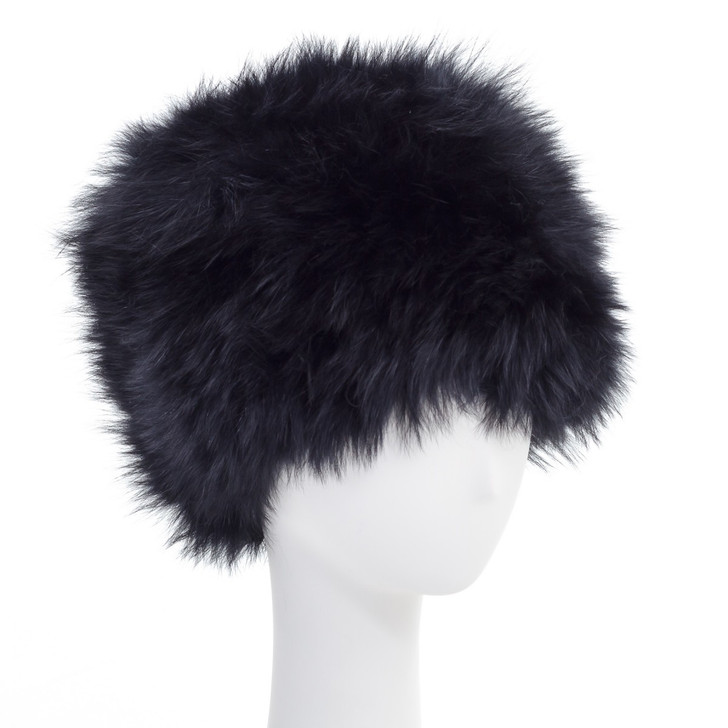 fox fur beanie hat