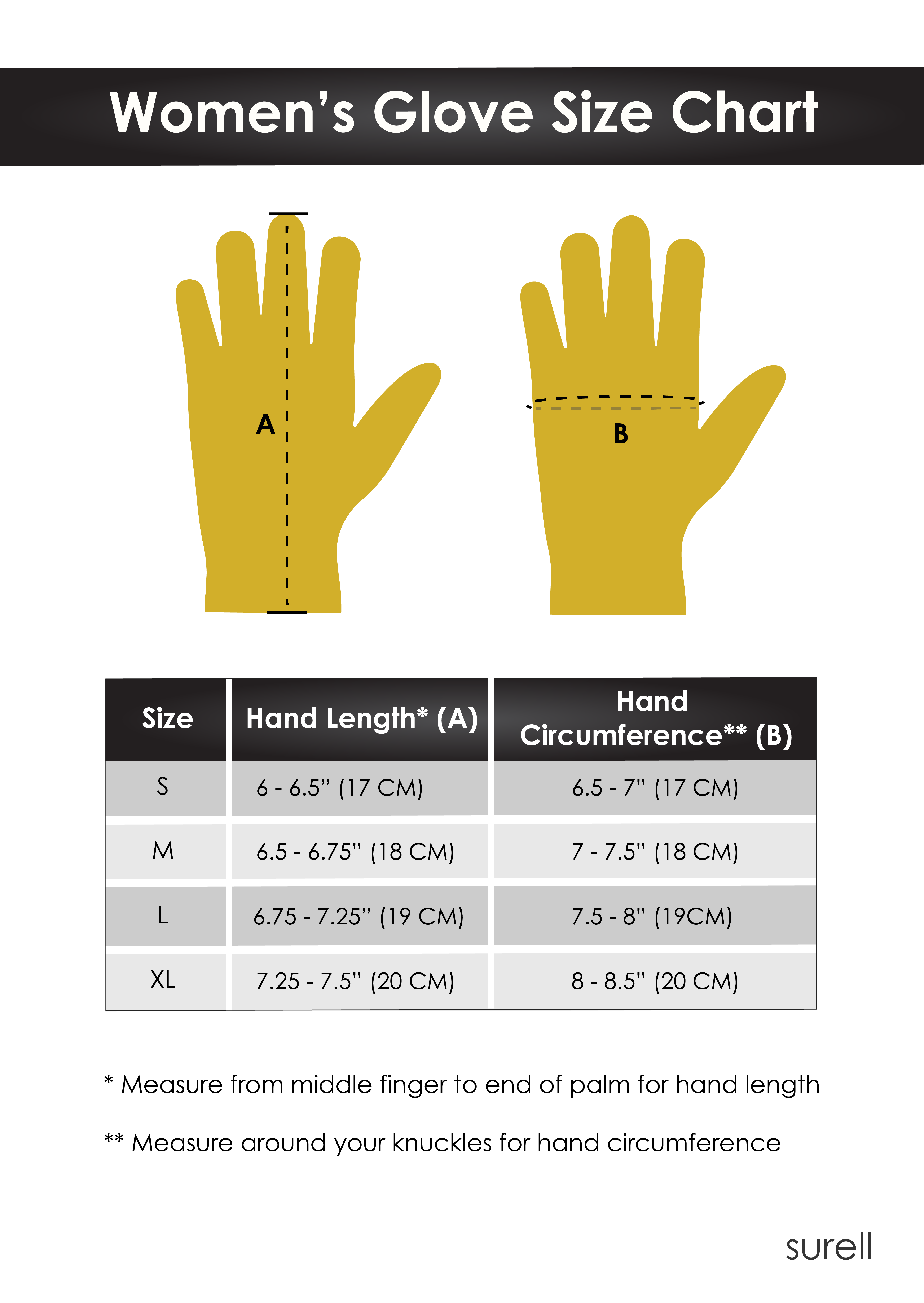 Size Charts