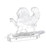 1:12 Scale Modern Miniatures  - Winged Lion Etched Glass Sculpture