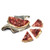 1:12 scale modern miniature dollshouse polymer clay food collectible Missy Miniac Miniatures pepperoni pizza