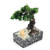 1:12 Scale Modern Classical Miniature Collectable Dollhouse Decor Bonsai Tree with gravel and zen garden rock in stone pot