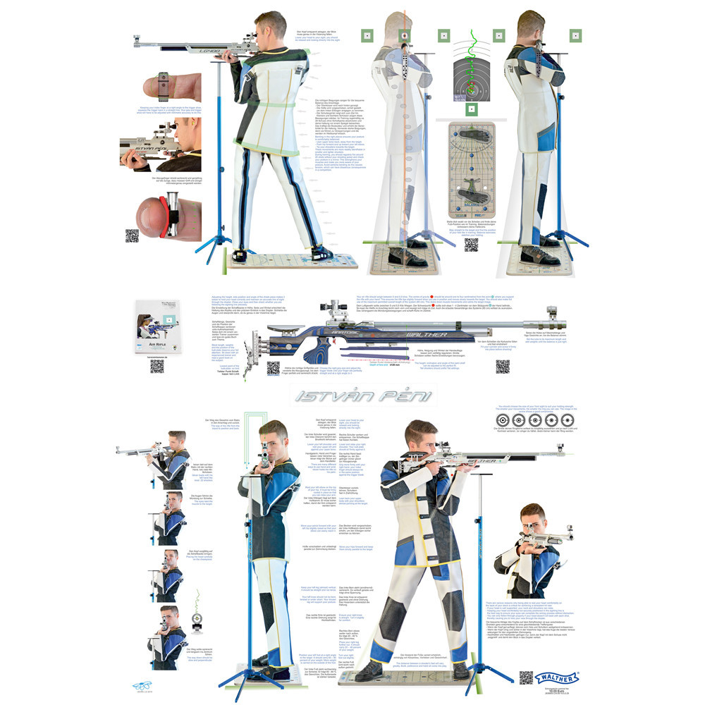 MEC MEC.5040305 Print Products Poster - Istvan Peni standing position Sport Shooting Depot