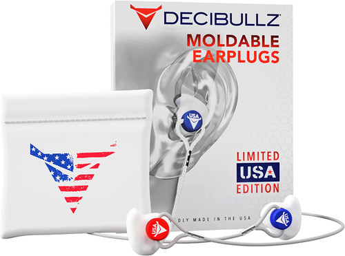Decibullz Custom Molded Earplugs USA Edition