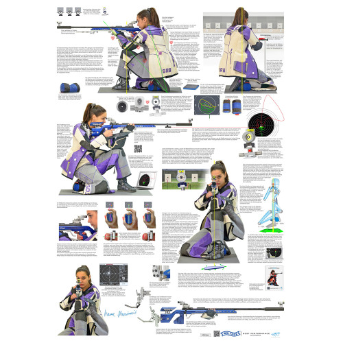 Poster - Ivana Maksimovic kneeling position