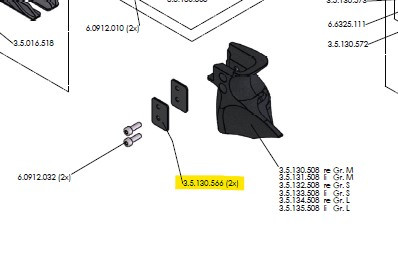 FWB Clamping plate for grip clamping (#3.5.130.566)