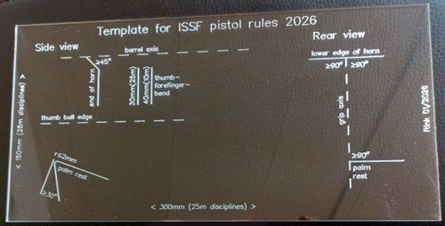 ISSF pistol compliance template
