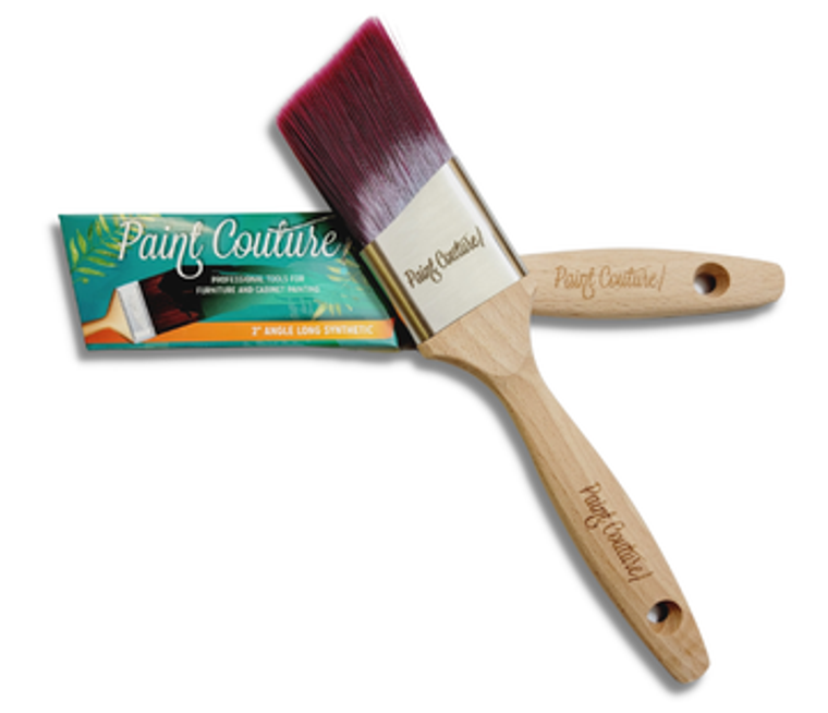 2" Angle Long Synthetic paint brush by Paint Couture