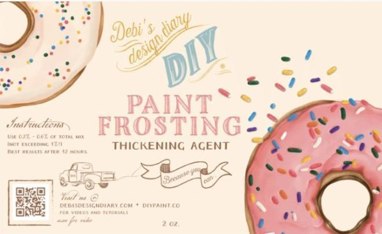 DIY PAINT FROSTING - Thickening Agent