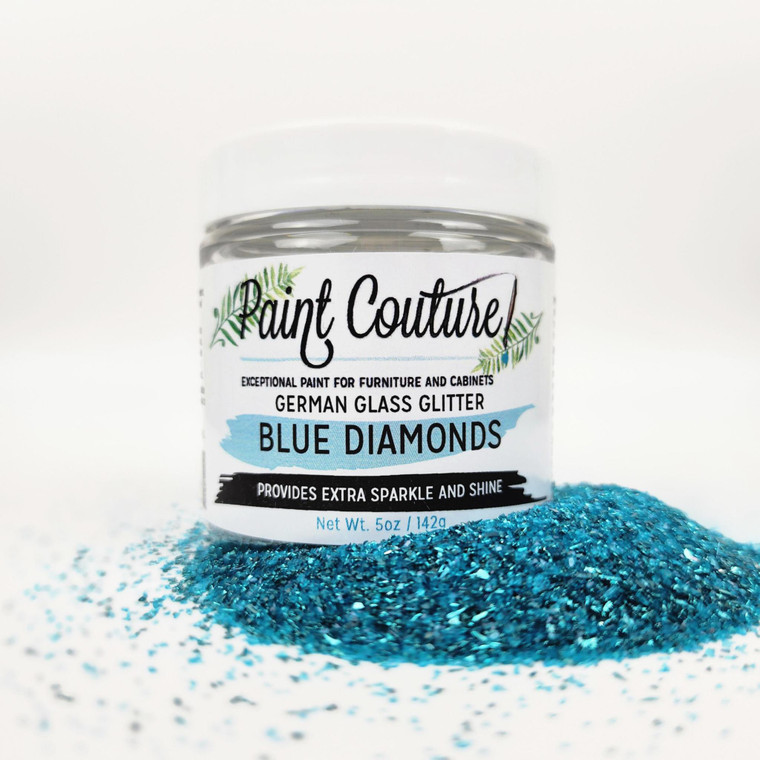 Blue Diamonds - German Glass Glitter