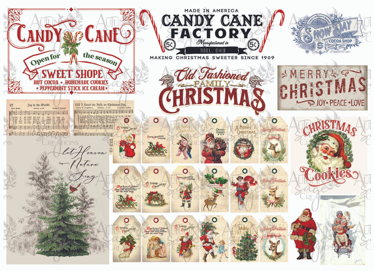 Sweet Christmas Signs by Autumn Sage Creations
