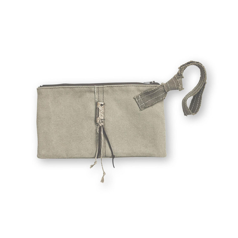 Mia Sand Clutch with Strap