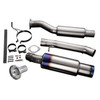 Tomei Expreme Ti full titanium cat-back exhaust system for Nissan 350Z VQ35DE — TB6090-NS04A single exit kit components
