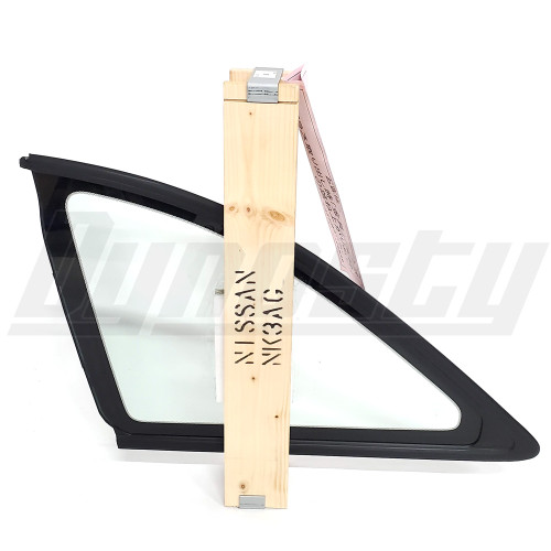 R32 GTR Rear Quarter Glass w/ Finisher - Left Side