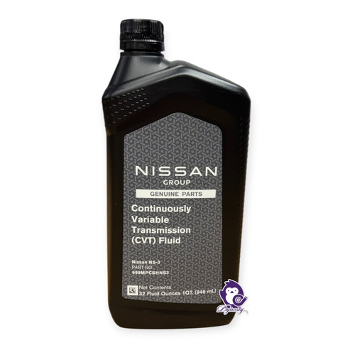 Nissan 999MP-CSHNS3 NS-3 CVT Fluid Individual 1-Quart Bottle Label Detail and Verification