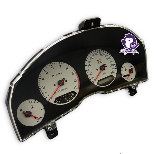 NISMO White Combination Meter Cluster R34 Skyline GT-R