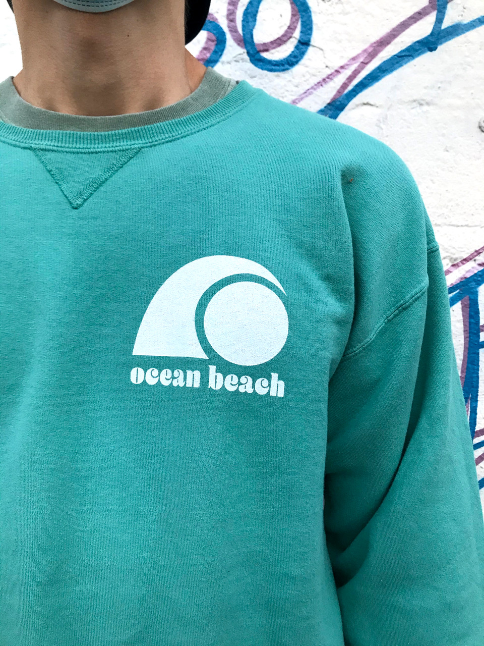 Ocean Beach Crewneck Sweatshirt