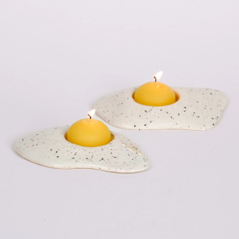 Egg Tea Light Candle Holder