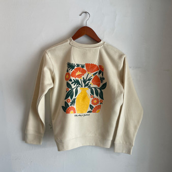 Fleetwood x Hollis Callas Kid's Poppy Crewneck Pullover Sweatshirt