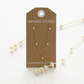 Five Pearl Necklace