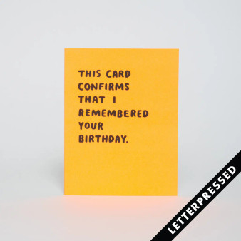 Remembered Birthday
