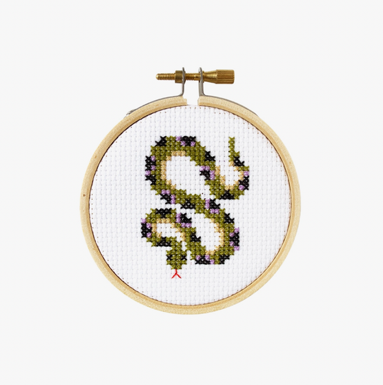 Small Snake Cross Stitch Kit