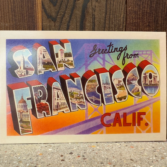 Greetings from San Francisco Postcard