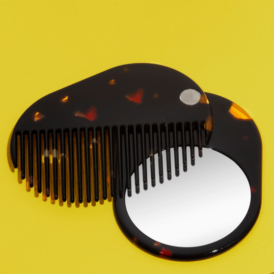 2 in 1 Pocket Comb + Mirror