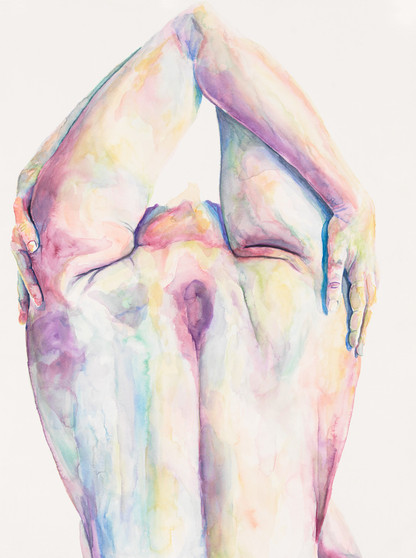 Exhale Watercolor Print