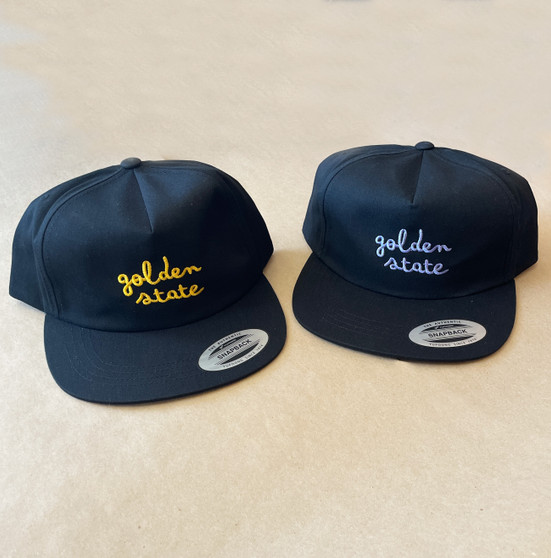 Golden State Script Snapback Hat