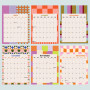 Checks and Stripes 2024 Wall Calendar