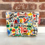 SF Cartoon Map Pouch