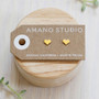 Small Heart Studs