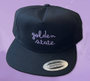 Golden State Script Snapback Hat