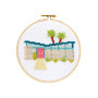 Palm Springs Getaway DIY Cross Stitch Kit