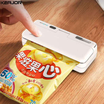2-in-1 Sealer – USB Rechargeable Handheld Machine for Plastic Bag Heat Sealing - Visible Variety