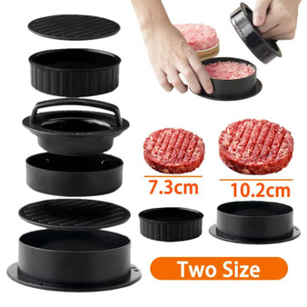 Round Burger Press Set – Ideal for Shaping Hamburgers, Cutlets & More