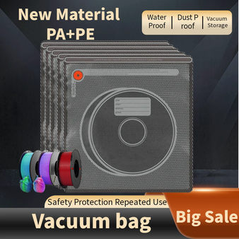 Filament Vacuum Bags – Keep PLA, ABS, PETG Dry and Protected from Humidity - Visible Variety