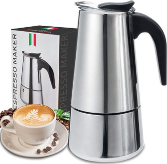 Stovetop Expresso Maker – Italian Moka Pot for Bold and Rich Coffee - Visible Variety