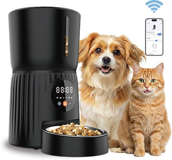 Smart Pet Feeder – Timed 4L Programmable Dry Food Dispenser for Cats & Dogs