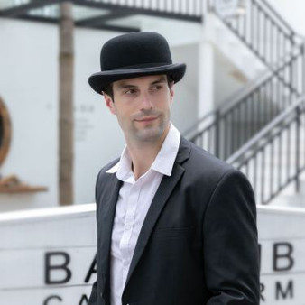 Derby Hat – Men’s 100% Wool Black Bowler Vintage British Style