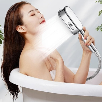 High Pressure Shower Head – 3 in 1 Filtered Water Saving Shower Head with One-Key Stop